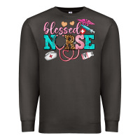 Smoke blessed nurse Premium Sweatshirt - AdoDesignShop