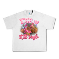 Lunar Rock Yep still single heels and sneakers afro girl Urban Heavy Tee - RanaPortraitStore