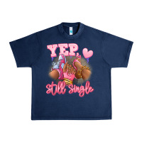Navy Yep still single heels and sneakers afro girl Urban Heavy Tee - RanaPortraitStore