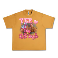 Peanut Butter Yep still single heels and sneakers afro girl Urban Heavy Tee - RanaPortraitStore
