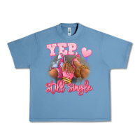 Pebble Blue Yep still single heels and sneakers afro girl Urban Heavy Tee - RanaPortraitStore