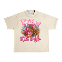Sandshell Yep still single heels and sneakers afro girl Urban Heavy Tee - RanaPortraitStore