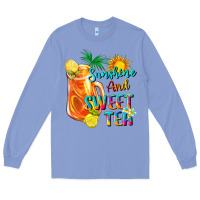 Colony Blue sunshine and sweet tea Long Sleeve Tee - texasbilliewilder