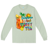 Matcha sunshine and sweet tea Long Sleeve Tee - texasbilliewilder