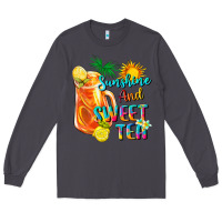 Smoke sunshine and sweet tea Long Sleeve Tee - texasbilliewilder