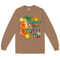 Toasted Coconut sunshine and sweet tea Long Sleeve Tee - texasbilliewilder