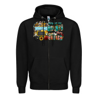 Black They See Me Rollin' They Waiting Zipper Hoodie - CowhideDigitalArt