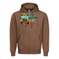 Chestnut They See Me Rollin' They Waiting Zipper Hoodie - CowhideDigitalArt