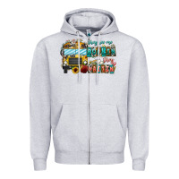 Heather Grey They See Me Rollin' They Waiting Zipper Hoodie - CowhideDigitalArt