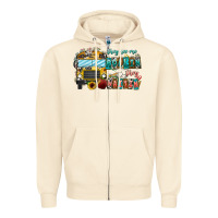 Sandshell They See Me Rollin' They Waiting Zipper Hoodie - CowhideDigitalArt