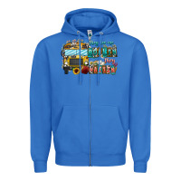 True Royal They See Me Rollin' They Waiting Zipper Hoodie - CowhideDigitalArt
