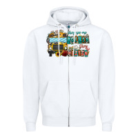 White They See Me Rollin' They Waiting Zipper Hoodie - CowhideDigitalArt