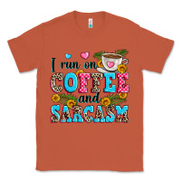 Copper i run on coffee and sarcasm Classic Tee - Zillion Design Studio