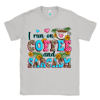 Moon Dust i run on coffee and sarcasm Classic Tee - Zillion Design Studio