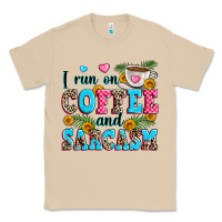 Mushroom i run on coffee and sarcasm Classic Tee - Zillion Design Studio