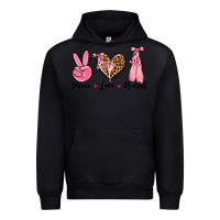 Black peace love ballet Urban Hoodie - NancyCooperArtShop