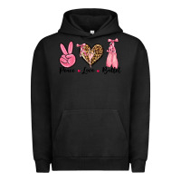 Pigment Black peace love ballet Urban Hoodie - NancyCooperArtShop