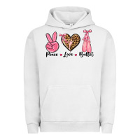 Pigment Lunar Rock peace love ballet Urban Hoodie - NancyCooperArtShop