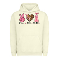 Peace Love Ballet Urban Hoodie | Teevron