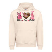 Sandshell peace love ballet Urban Hoodie - NancyCooperArtShop