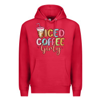 Cardinal iced coffee girly Premium Hoodie - MaliasSmallBusiness