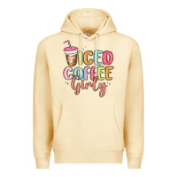 Pina Colada iced coffee girly Premium Hoodie - MaliasSmallBusiness
