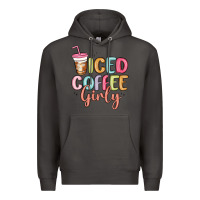 Smoke iced coffee girly Premium Hoodie - MaliasSmallBusiness