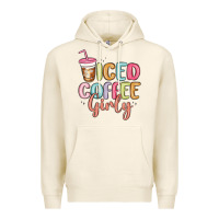 Tofu iced coffee girly Premium Hoodie - MaliasSmallBusiness