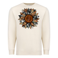 Sandshell cowhide leopard aztec sunflower Premium Sweatshirt - Artiststas