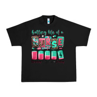 Black battery life of a nurse Urban Heavy Tee - RanaPortraitStore