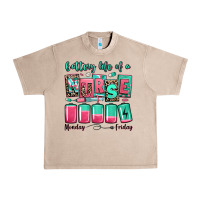 French Oak battery life of a nurse Urban Heavy Tee - RanaPortraitStore