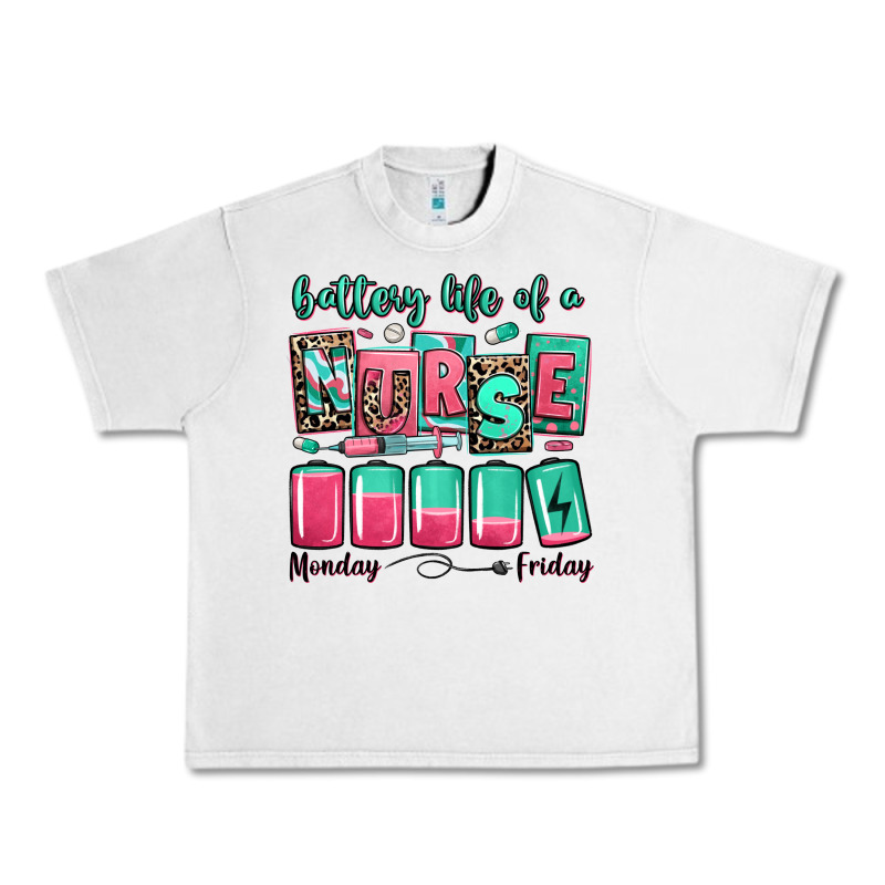 Battery Life Of A Nurse Urban Heavy Tee by RanaPortraitStore | Teevron