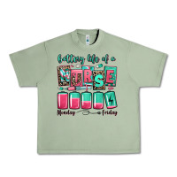 Oil Green battery life of a nurse Urban Heavy Tee - RanaPortraitStore