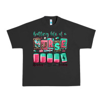 Pigment Black battery life of a nurse Urban Heavy Tee - RanaPortraitStore