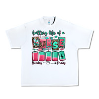 White battery life of a nurse Urban Heavy Tee - RanaPortraitStore