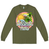 Army Green sunshine is on my mind Long Sleeve Tee - texasbilliewilder