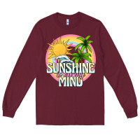Burgundy sunshine is on my mind Long Sleeve Tee - texasbilliewilder