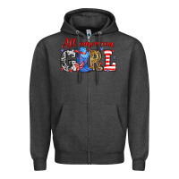 All American Girl Zipper Hoodie | Teevron