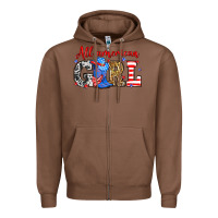 Chestnut All American girl Zipper Hoodie - Neo Western