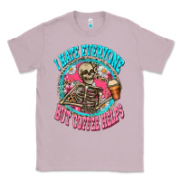 Lilac i hate everyone but coffee helps Classic Tee - Zillion Design Studio