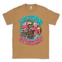 Toasted Coconut i hate everyone but coffee helps Classic Tee - Zillion Design Studio