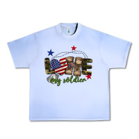 Grape Ice Love My Soldier Urban Heavy Tee - BarkalooDesign