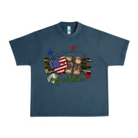 Midnight Navy Love My Soldier Urban Heavy Tee - BarkalooDesign