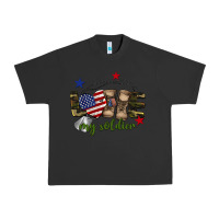 Pigment Black Love My Soldier Urban Heavy Tee - BarkalooDesign