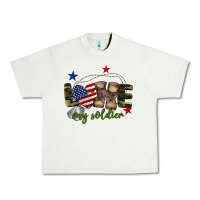 Pistachio Love My Soldier Urban Heavy Tee - BarkalooDesign