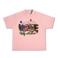Salmon Love My Soldier Urban Heavy Tee - BarkalooDesign