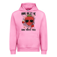 Fuchsia Pink hang on let me girl math this Urban Hoodie - MaliasSmallBusiness