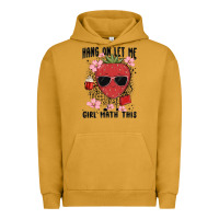 Pigment Peanut Butter hang on let me girl math this Urban Hoodie - MaliasSmallBusiness