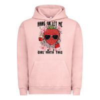 Pigment Salmon hang on let me girl math this Urban Hoodie - MaliasSmallBusiness