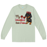Matcha my valentine has paws Long Sleeve Tee - RanaPortraitStore